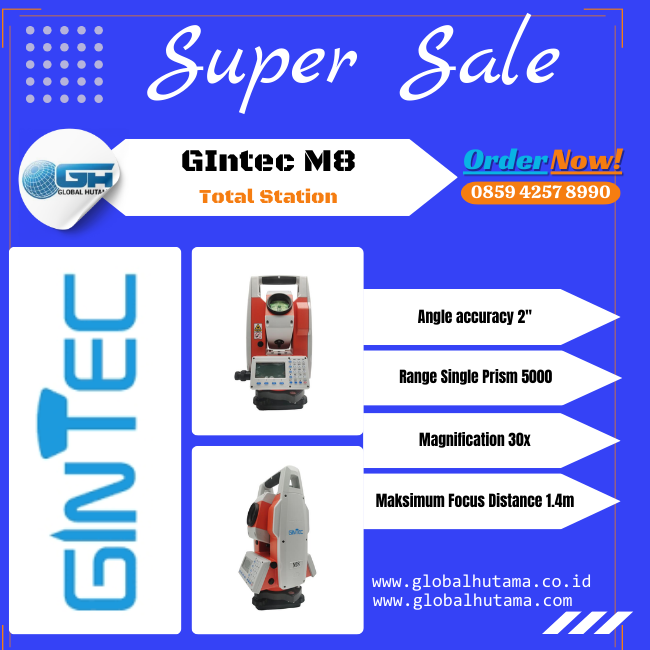 Total Station GIntec M8