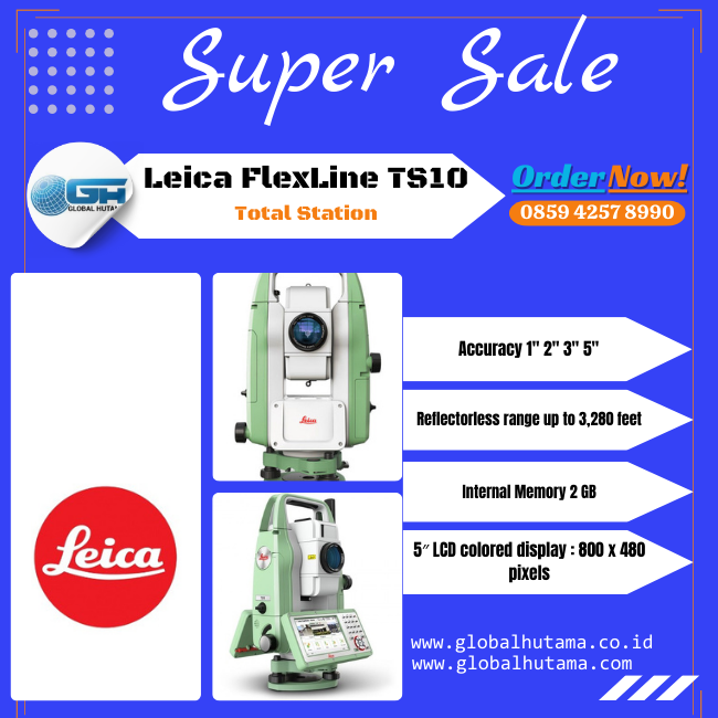Total Station Leica FlexLine TS10