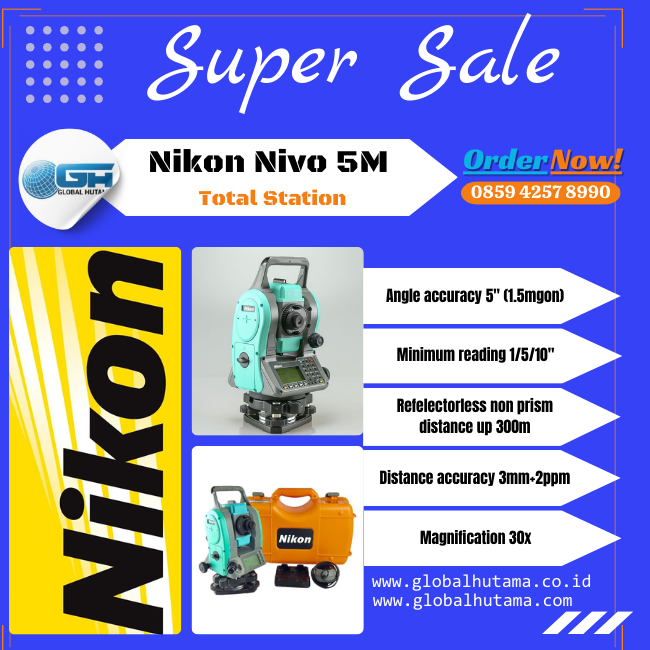 Total Station Nikon Nivo 5M