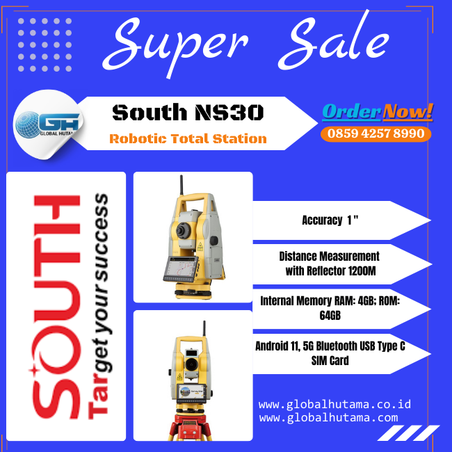 South NS30 Robotic Total Station