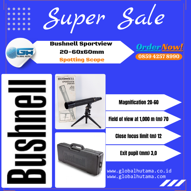Bushnell Sportview  20-60x60mm