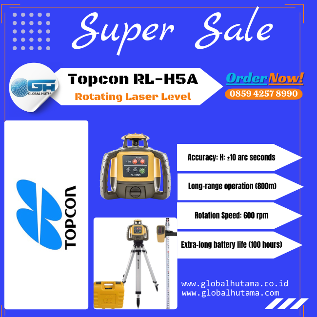 Rotating Laser Level Topcon RL-H5A