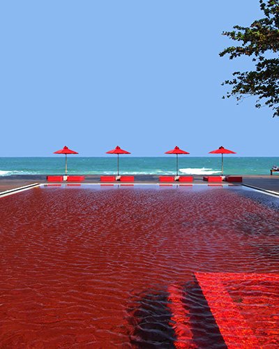 The Library Koh Samui Chaweng Beach Red Pool