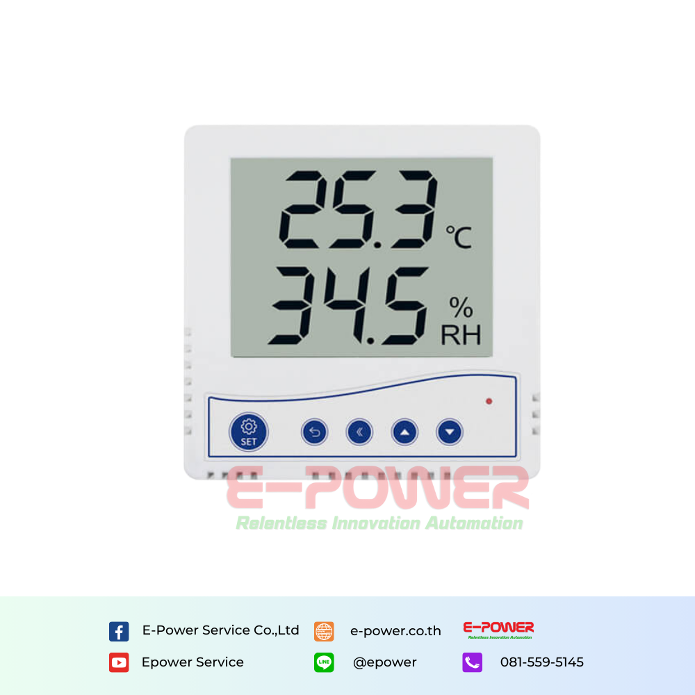 Renke RS-WS-1-EX Indoor 86 Temperature and Humidity Sensor with Smart Alarm