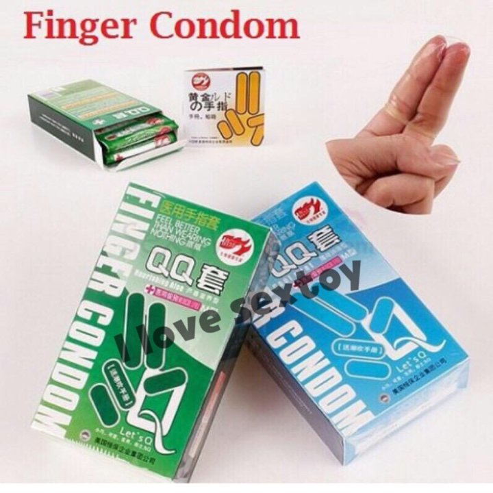 Condom finger