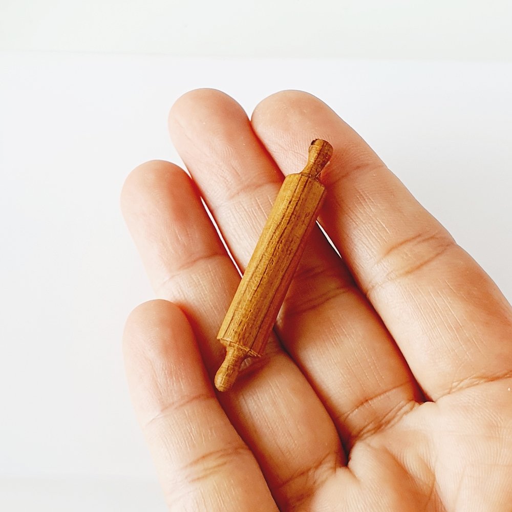 Natural Teak Wood Rolling Pin