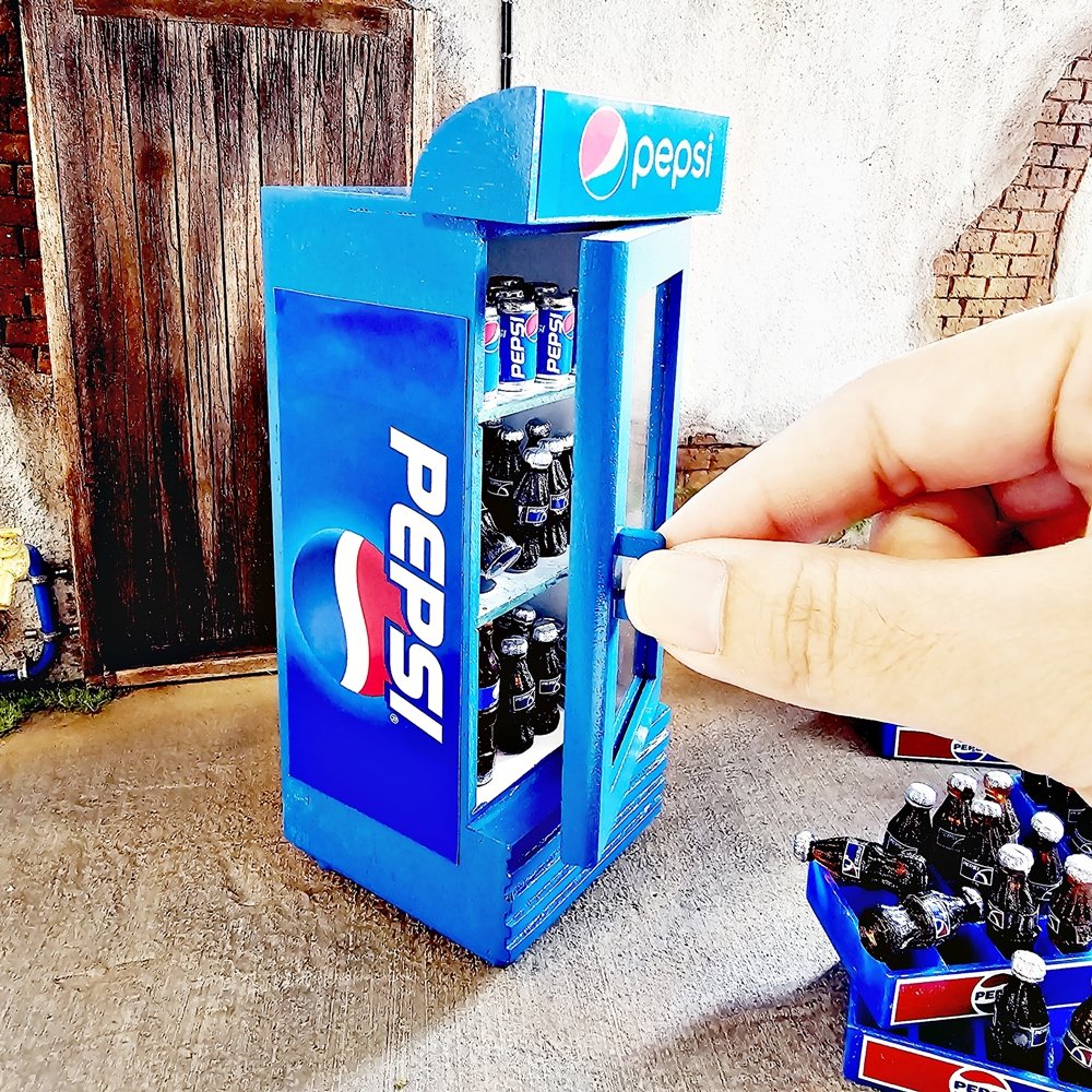 DIY How to Make Popcorn and Pepsi Vending Machine from Cardboard 