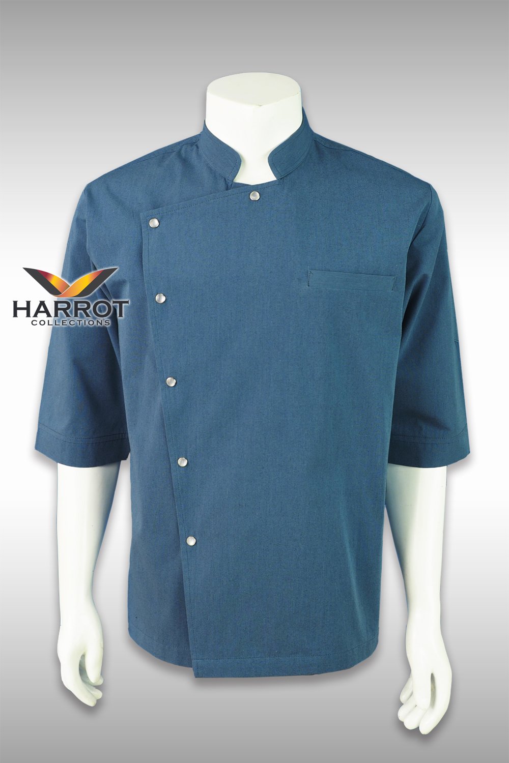 Indigo Blue chef jacket (FSS0351) harrot