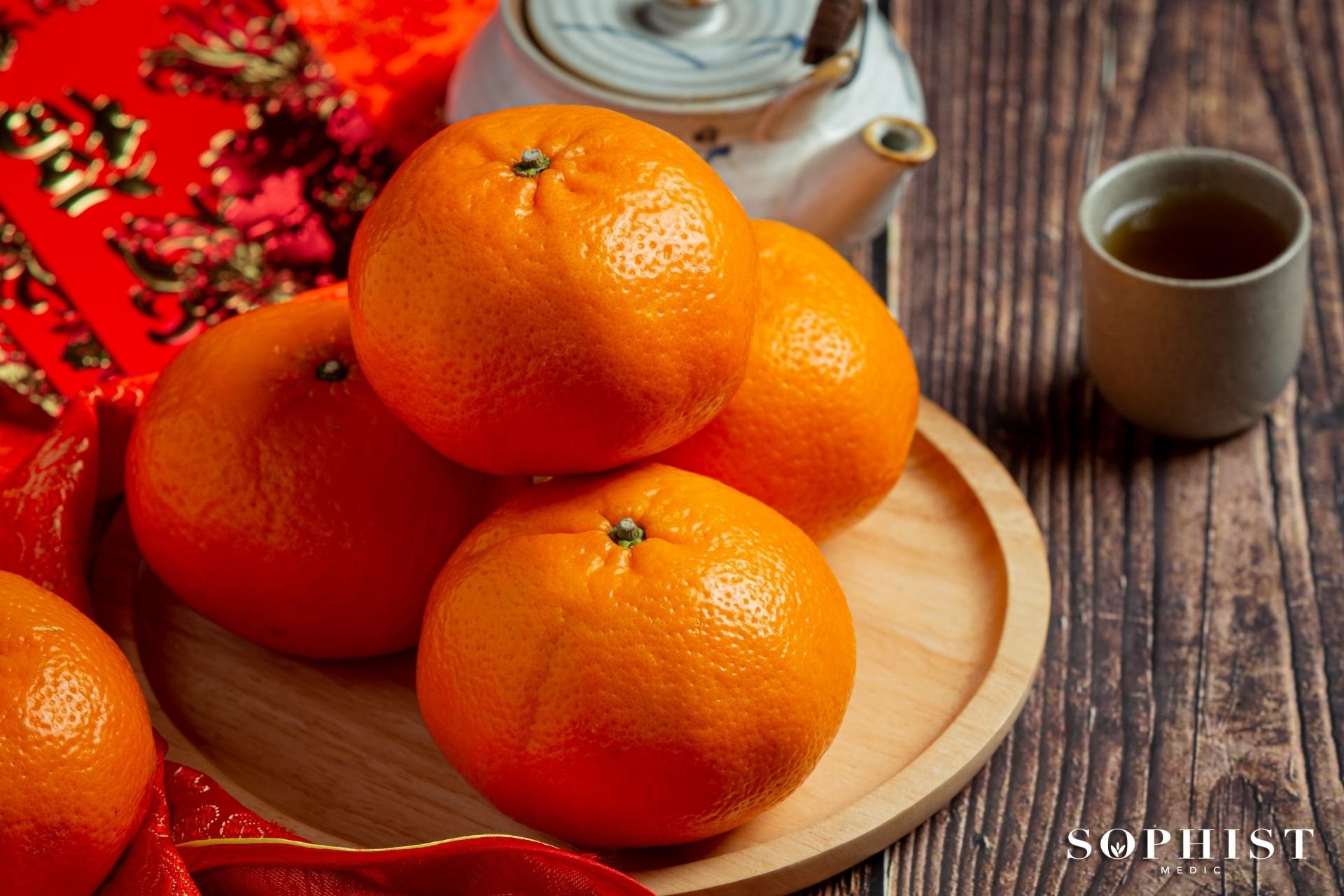ส้มสีทอง อาหารไหว้ วันตรุษจีน อาหารมงคล อาหารบำรุงสุขภาพ