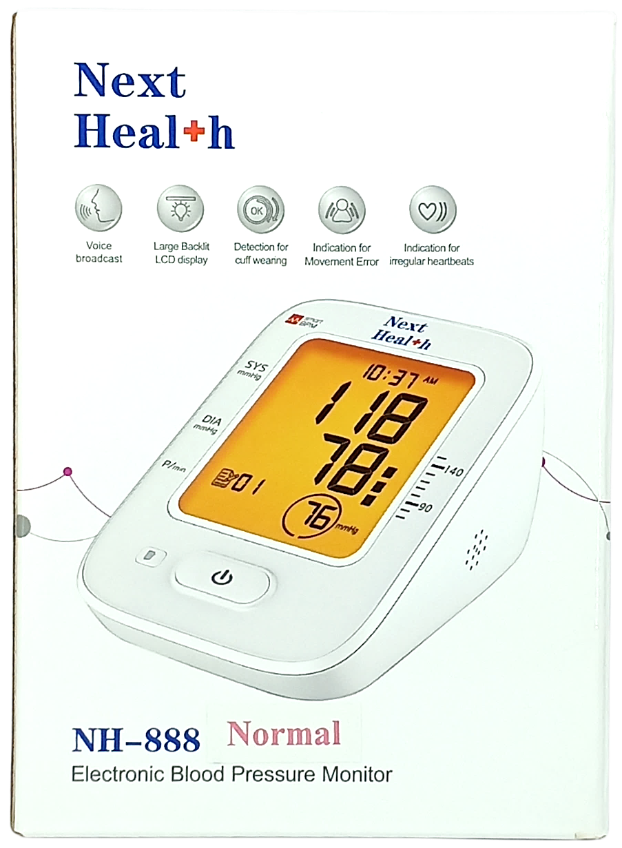 Blood Pressure Monitor Next Health 888