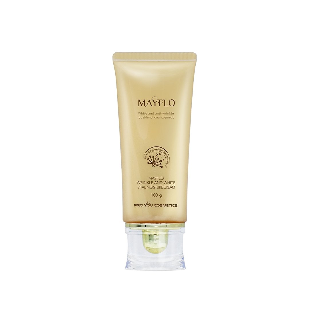 Mayflo Wrinkle And White Vital Moisture Cream (100g)