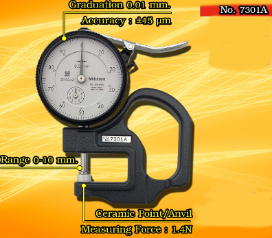 Dial Thickness Gauge[series 7301A]