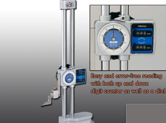 Dial Height Gage with Digital Counter