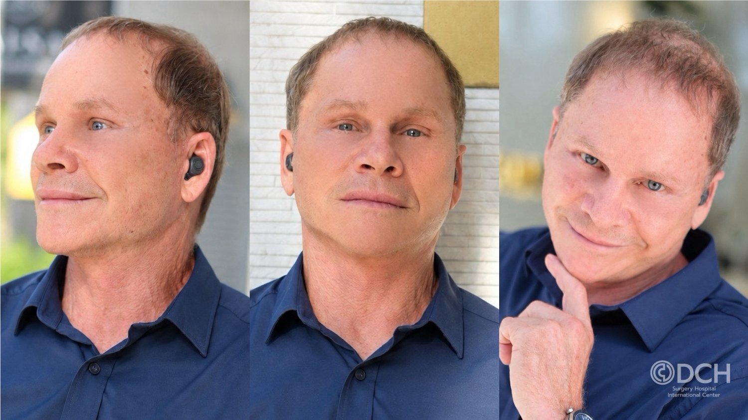 Early 22-day result after male facelift and neck lift in Bangkok Thailand