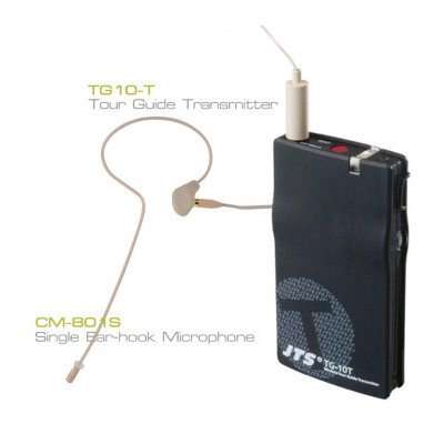 JTS TG10T/CM801S Tour Guide Transmitter with Mic