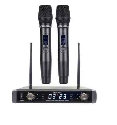 ไมโครโฟนไร้สายแบบคู่ SOUNDVISION SU-820D Dual Wireless Microphones