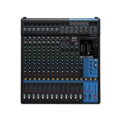 มิกเซอร์ YAMAHA MG16Xu Analog Mixer 16 Input (8 mono + 4 stereo) 4 Group Buses + 1 Stereo Bus 4 AUX , USB , Cubase AI , Effects