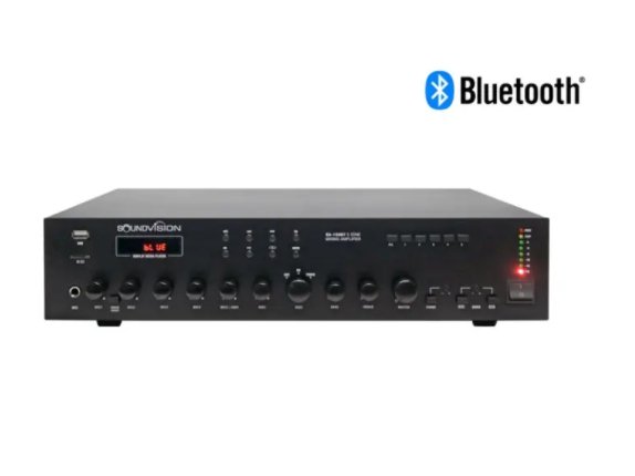เครื่องขยายเสียง SOUNDVISION SA-150BT Power Amplifier 150W 5 ZONE BLUETOOTH  USB/SD player