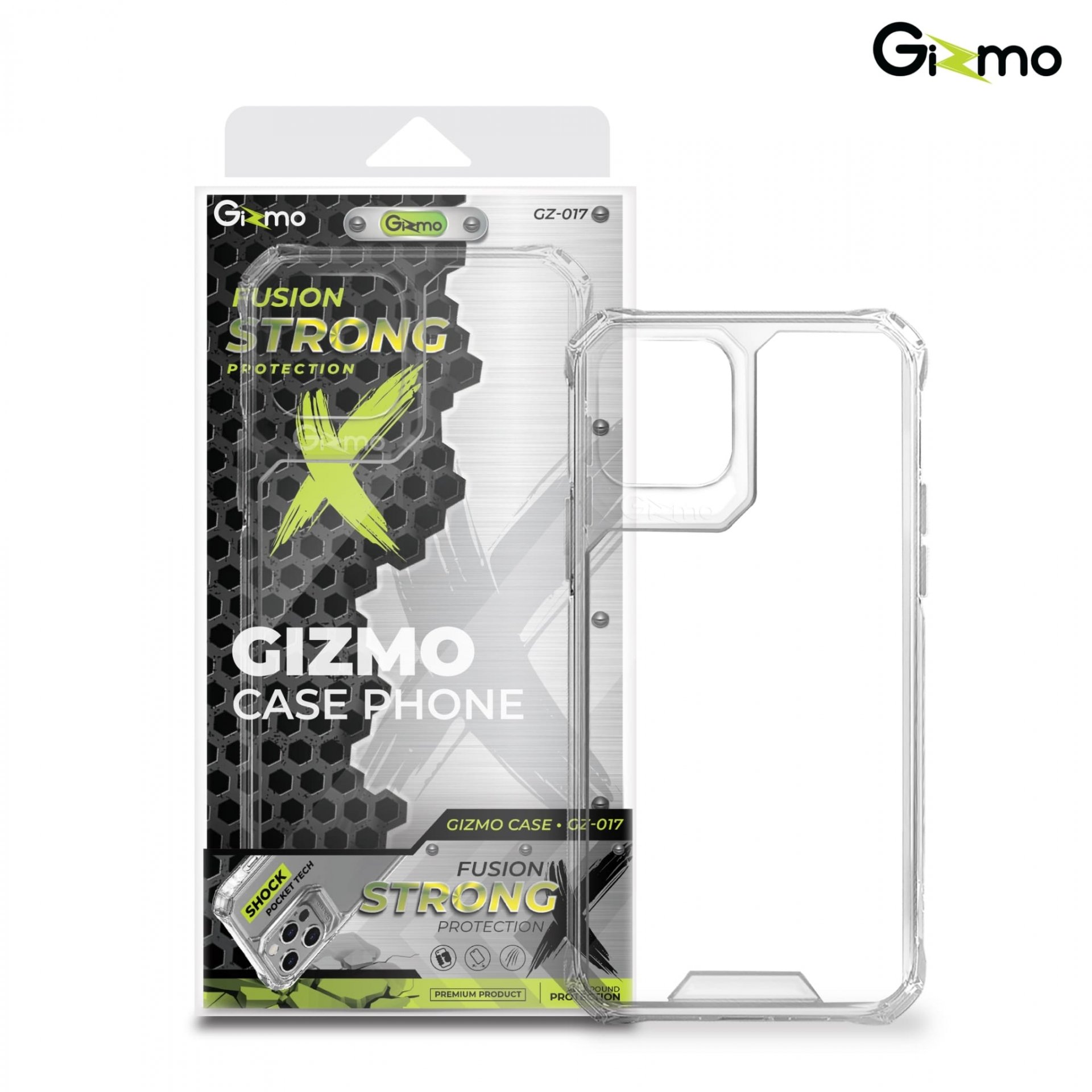 Gizmo เคส iPhone13 เคสไอโฟน13 เคสยกขอบกันกระแทก เคสใส ของแท้ รุ่น Fusion Strong X