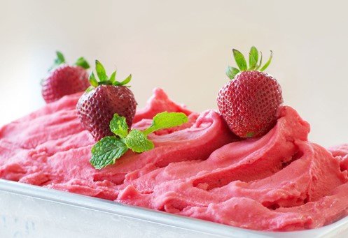 ไอศครีมสตอเบอรี่