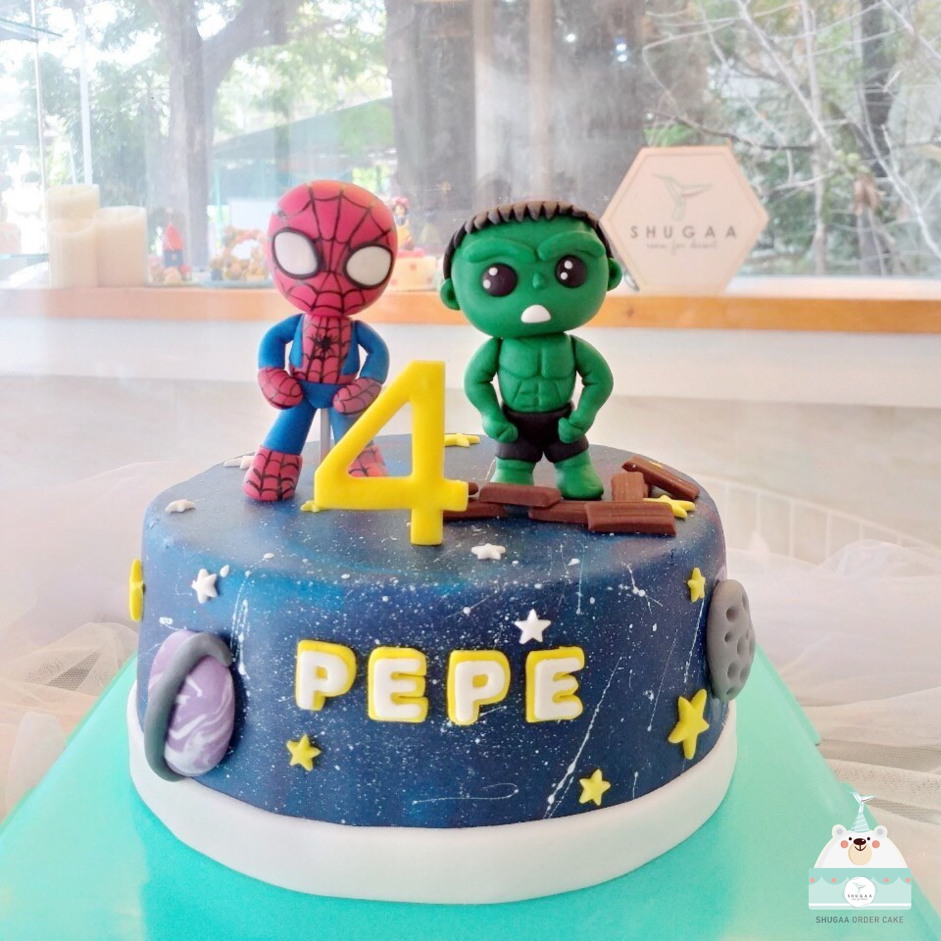 เค้กซุปเปอร์ฮีโร่ - Super Hero Cake