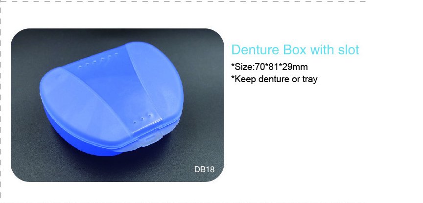 Denture Box with Slot