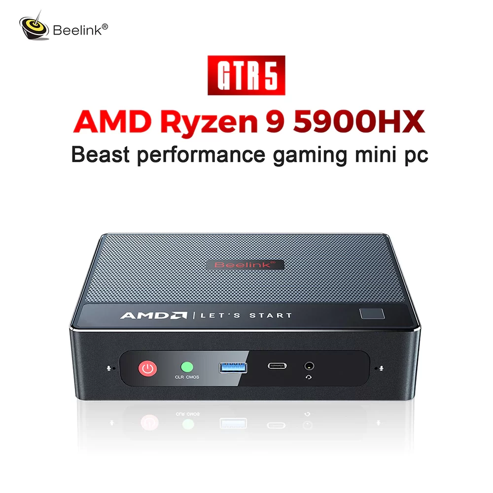 MINI PC AMD RYZEN9 ฺBEELINK เพื่อรองรับการใช้งานกราฟฟิก 3D และเกมส์