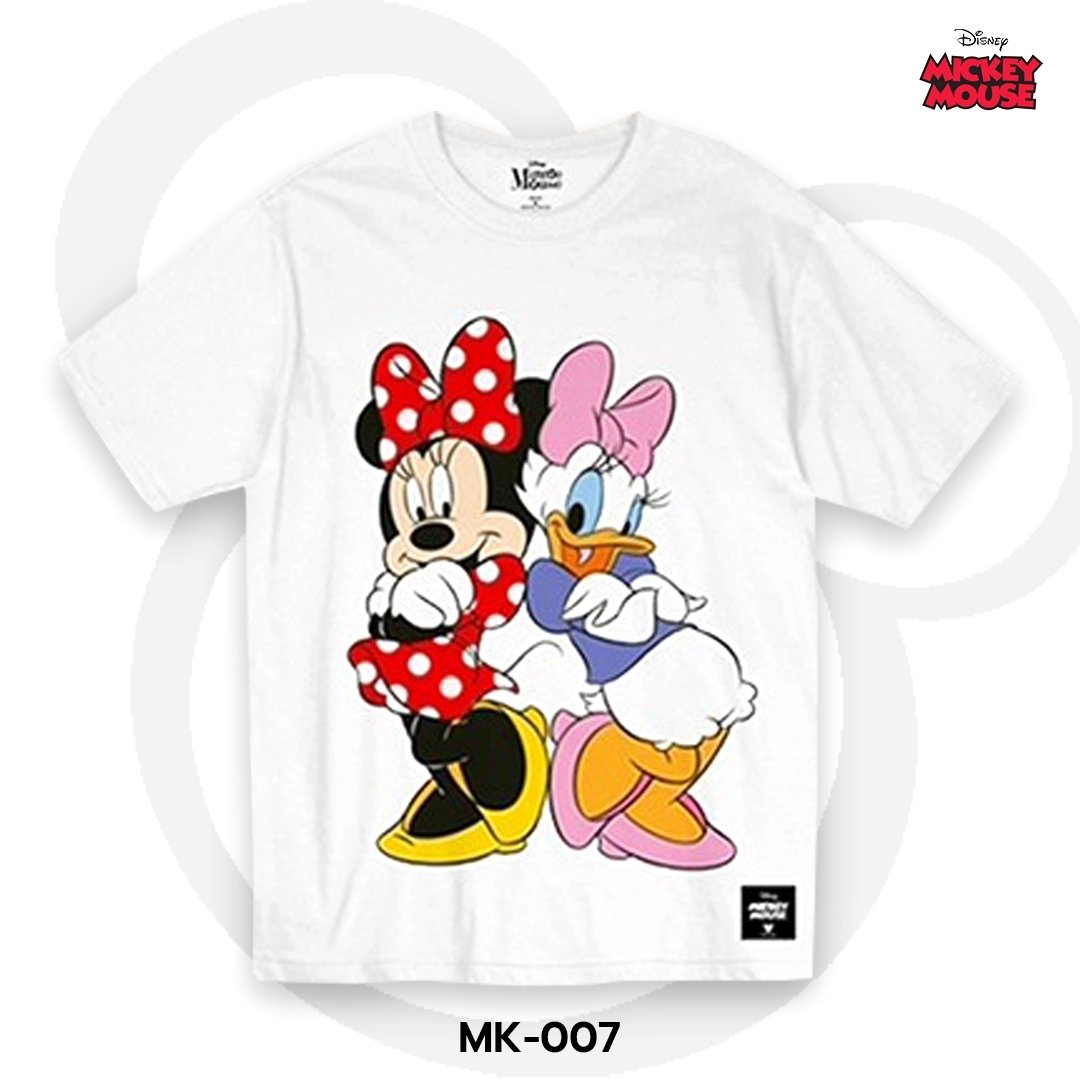 Mickey Mouse เสื้อยืดลิขสิทธิ์ คอกลม แขนสั้น (MK-007)