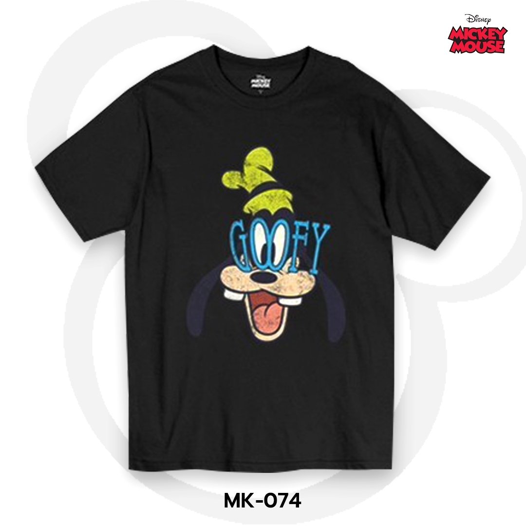 Mickey Mouse เสื้อยืดลิขสิทธิ์ คอกลม แขนสั้น (MK-074)