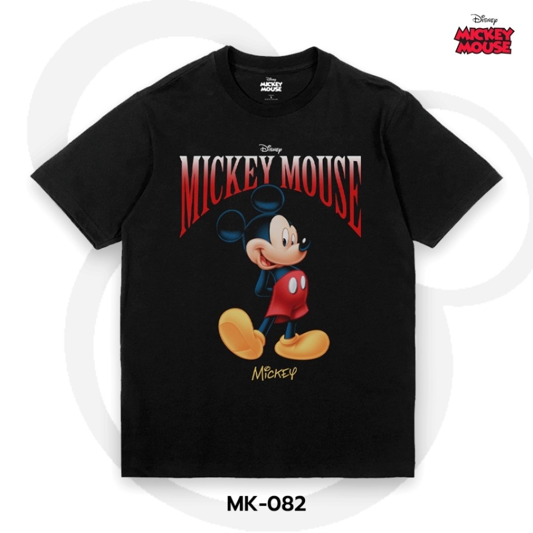 Mickey Mouse เสื้อยืดลิขสิทธิ์ คอกลม แขนสั้น (MK-082)