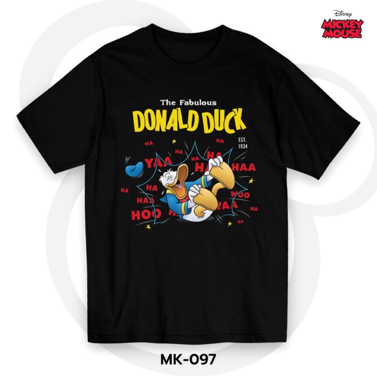Donald Duck เสื้อยืดลิขสิทธิ์ คอกลม แขนสั้น (MK-097)