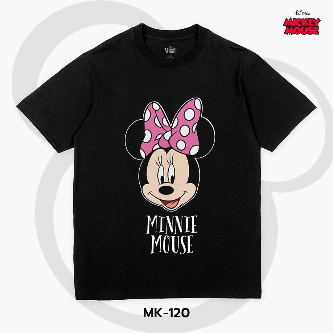 Mickey Mouse เสื้อยืดลิขสิทธิ์ คอกลม แขนสั้น (MK-120)