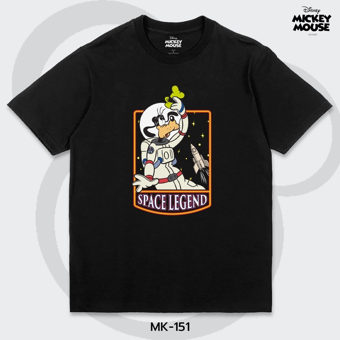 Mickey Mouse เสื้อยืดลิขสิทธิ์ คอกลม แขนสั้น (MK-151)