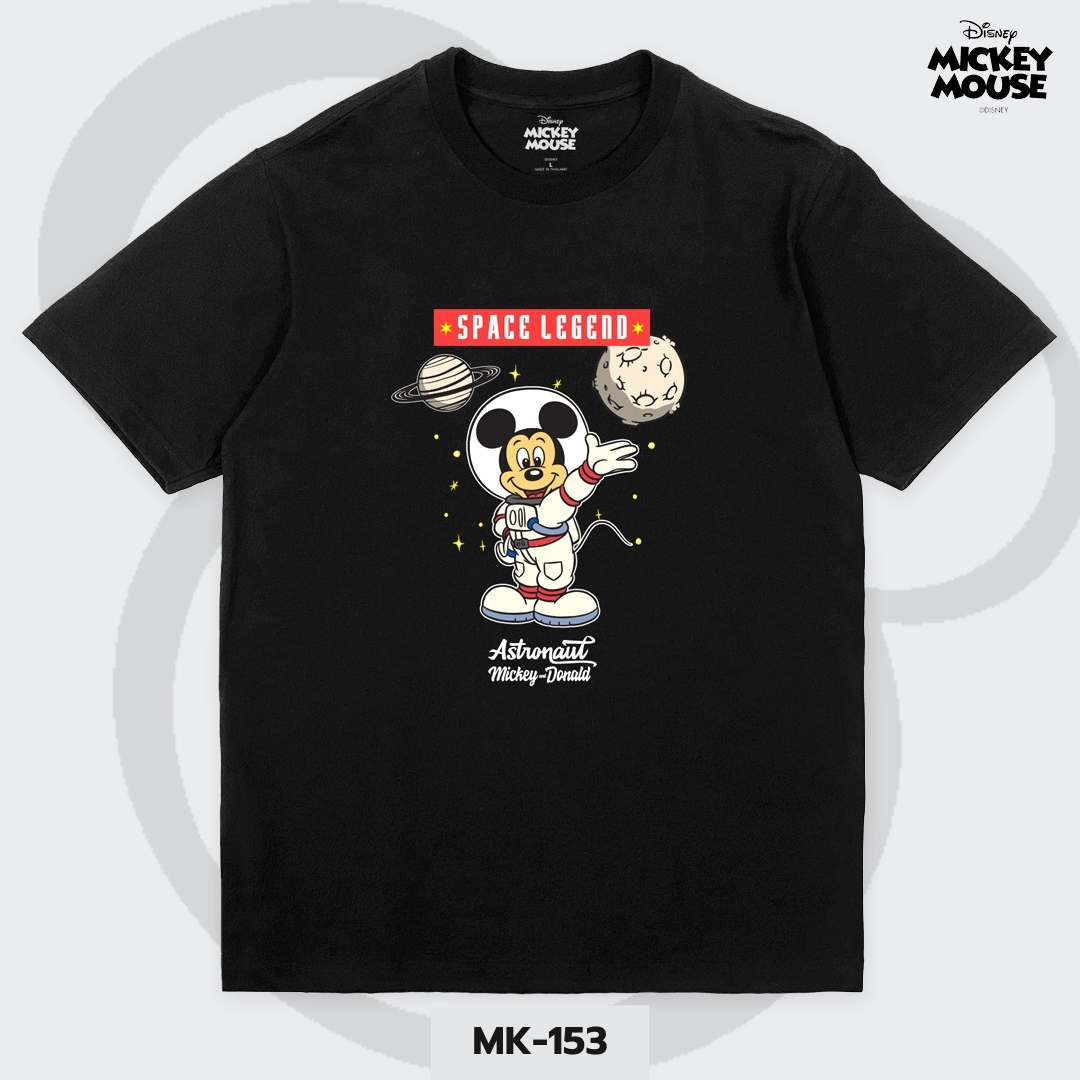 Mickey Mouse เสื้อยืดลิขสิทธิ์ คอกลม แขนสั้น (MK-153)