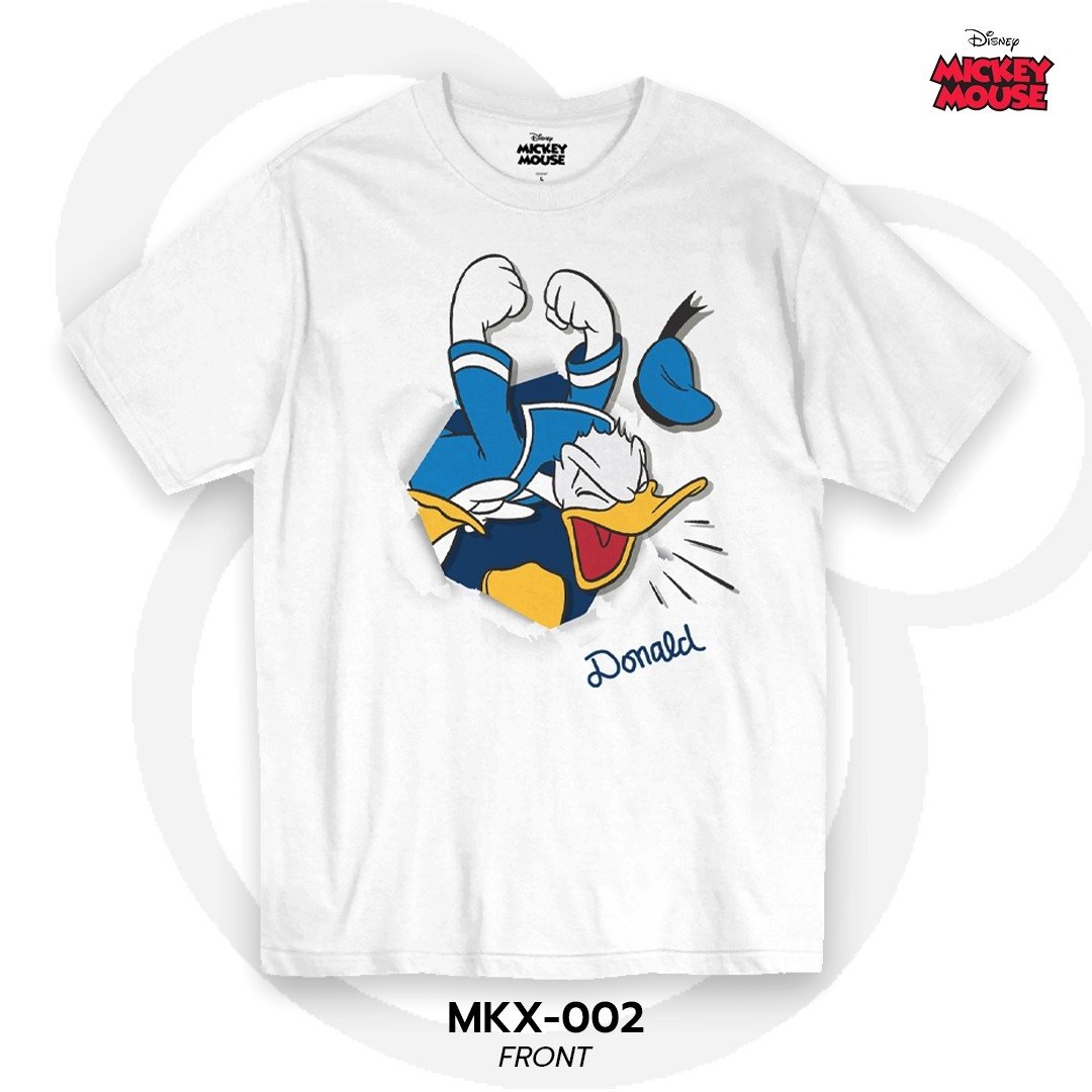 Mickey Mouse เสื้อยืดลิขสิทธิ์ คอกลม แขนสั้น (MKX-002)