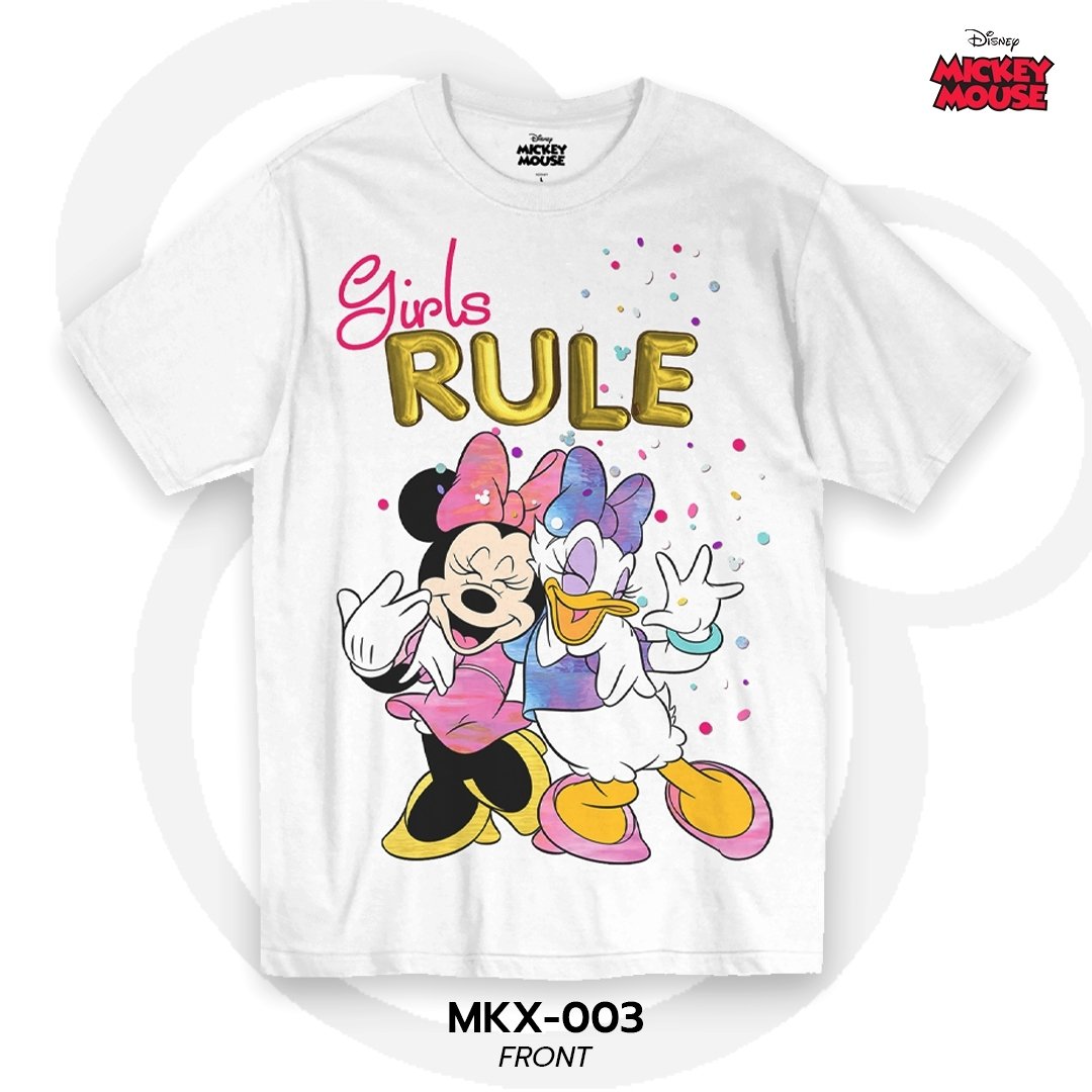 Mickey Mouse เสื้อยืดลิขสิทธิ์ คอกลม แขนสั้น (MKX-003)