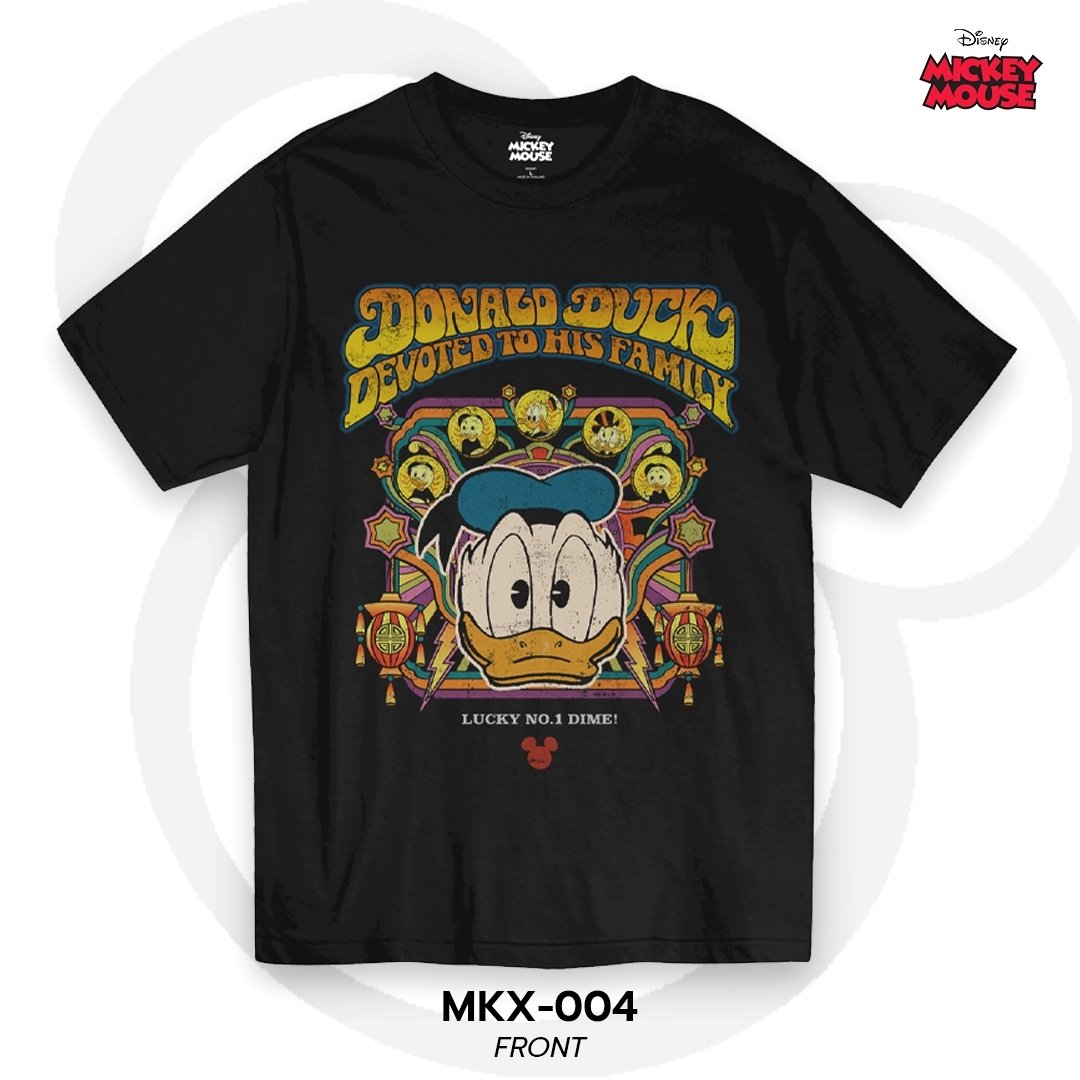 Mickey Mouse เสื้อยืดลิขสิทธิ์ คอกลม แขนสั้น (MKX-004)