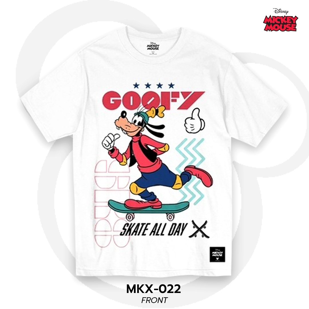 Mickey Mouse เสื้อยืดลิขสิทธิ์ คอกลม แขนสั้น (MKX-022)