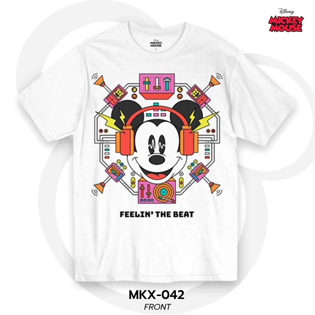Mickey Mouse เสื้อยืดลิขสิทธิ์ คอกลม แขนสั้น (MKX-042)