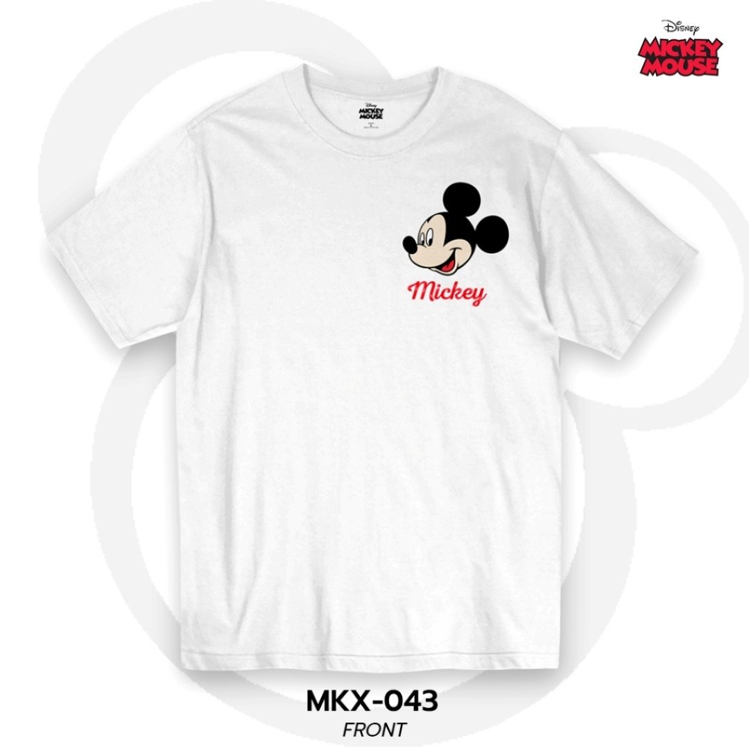 Mickey Mouse เสื้อยืดลิขสิทธิ์ คอกลม แขนสั้น (MKX-043)