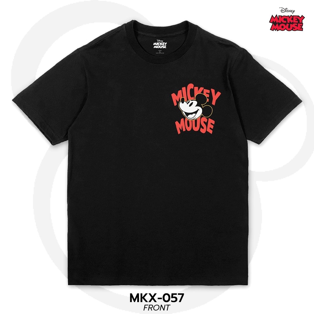 Mickey Mouse เสื้อยืดลิขสิทธิ์ คอกลม แขนสั้น (MKX-057)