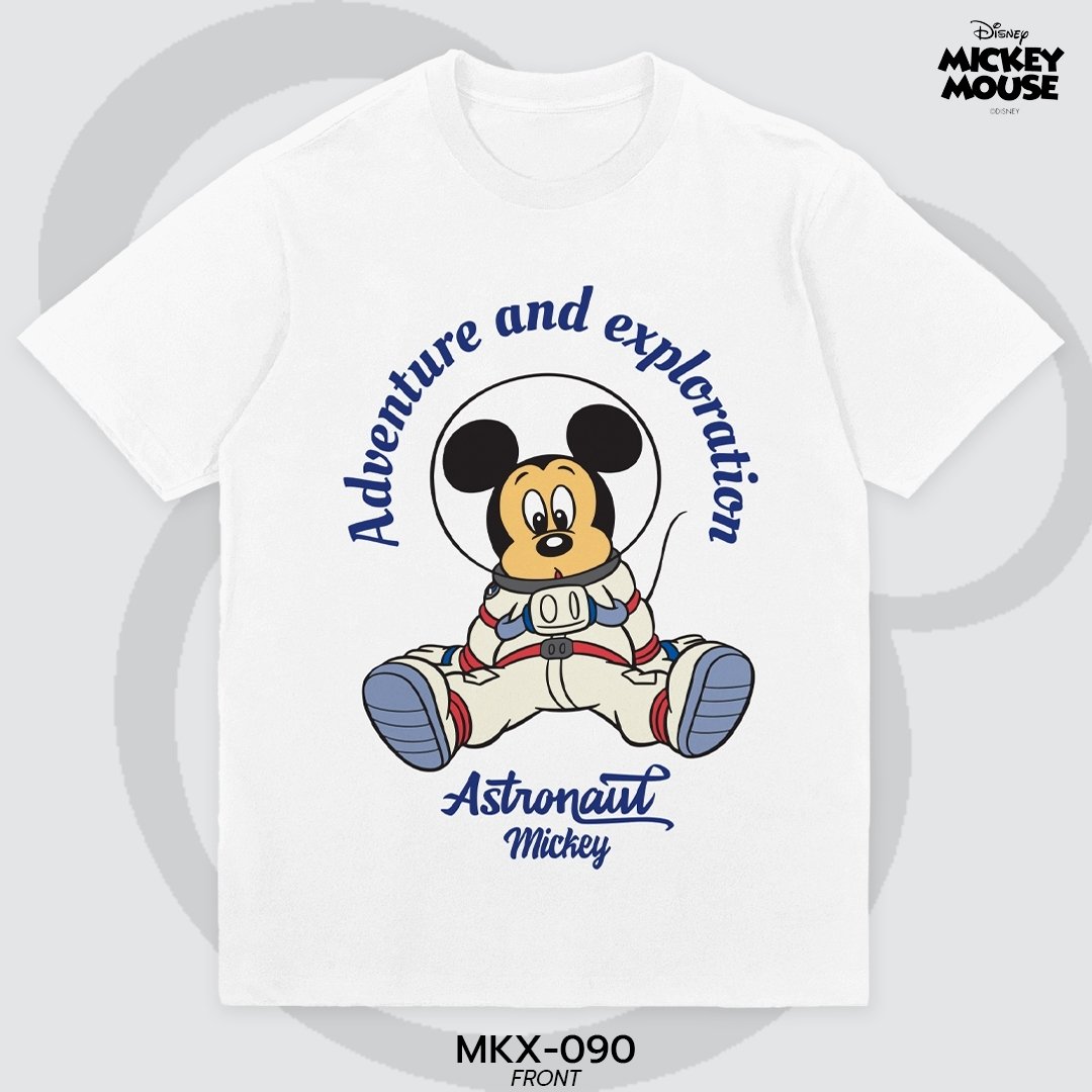 Mickey Mouse เสื้อยืดลิขสิทธิ์ คอกลม แขนสั้น (MKX-090)