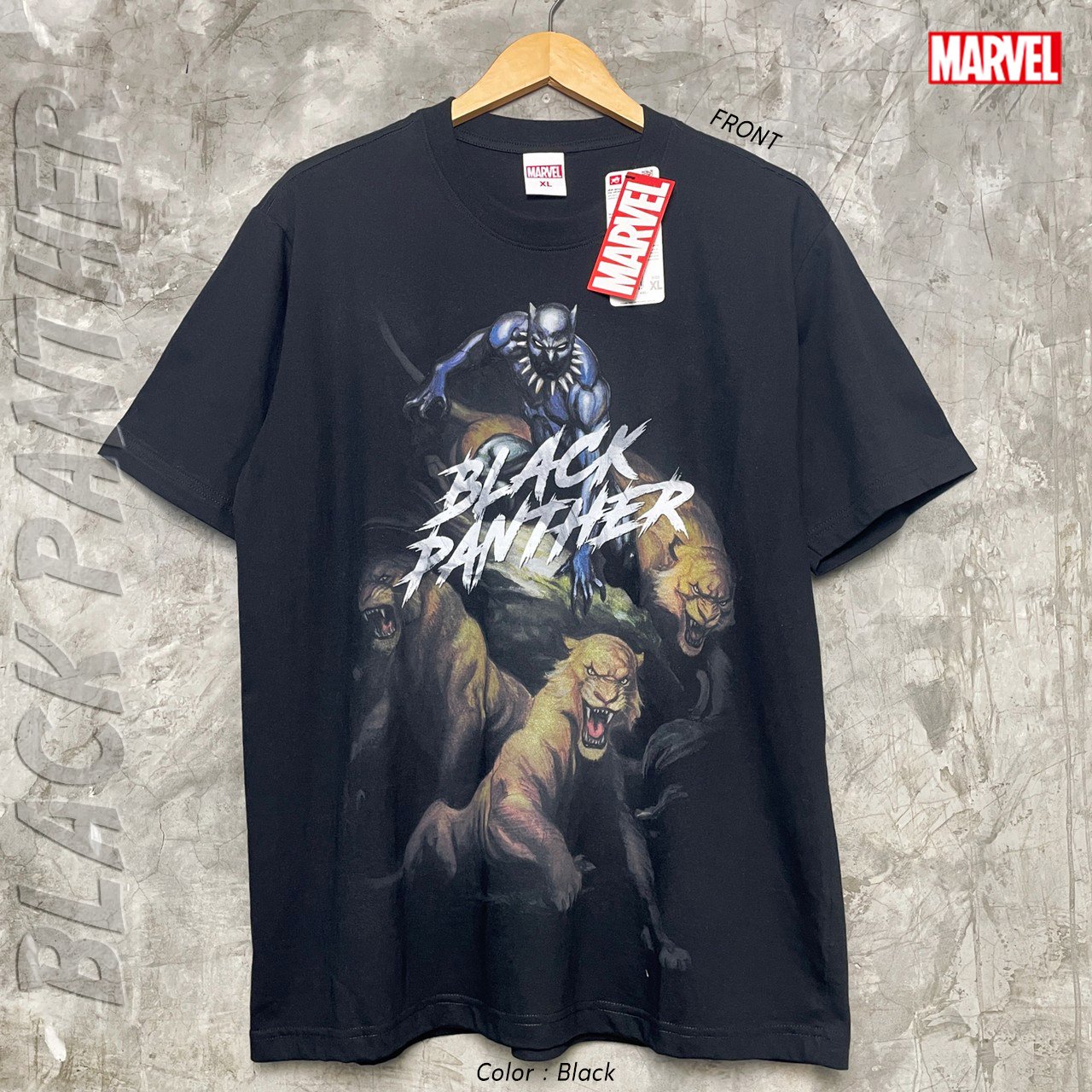 Black Panther Marvel Comics T-shirt (MX-009)