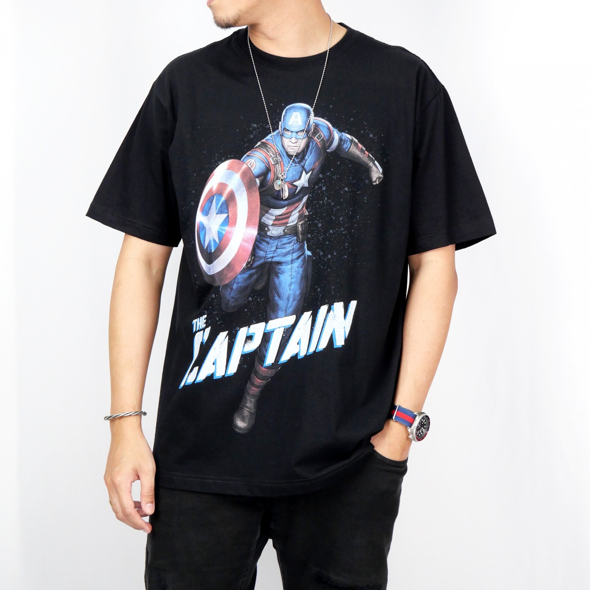 Captain America Marvel Comics T-shirt (MX-010)