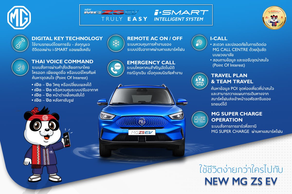 ระบบอัจฉริยะ i-SMART ให้คุณเชื่อมต่อ รถยนต์ MG ระบบอัจฉริยะ i-SMART ให้คุณเชื่อมต่อ รถยนต์ MG