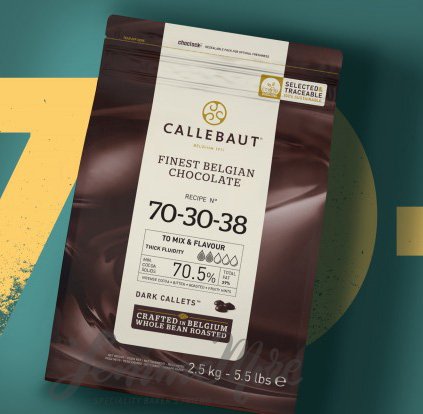 CALLEBAUT 70.5% - Finest Belgian Dark Chocolate N  70-30-38