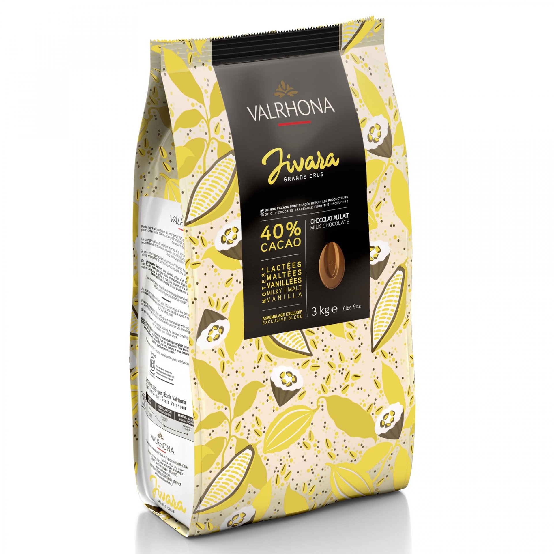 VALRHONA JIVARA  40% -Milk Chocolate