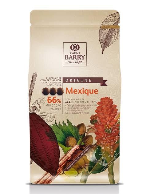 CACAO BARRY Origin Mexique 66% -Origin Dark chocolate couverture