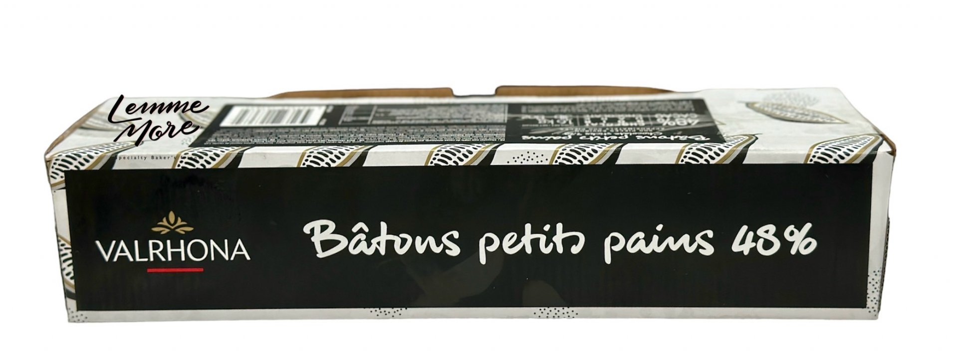 VALRHONA  BÂTONS PETITS PAINS 48% : CHOCOLATE STICKS 3.2G