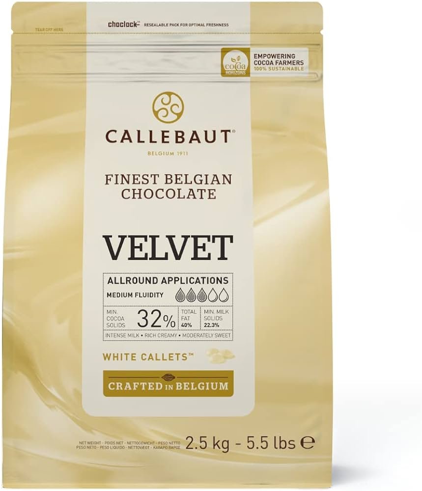 CALLEBAUT Velvet 32% - Finest Belgian White Chocolate N W3